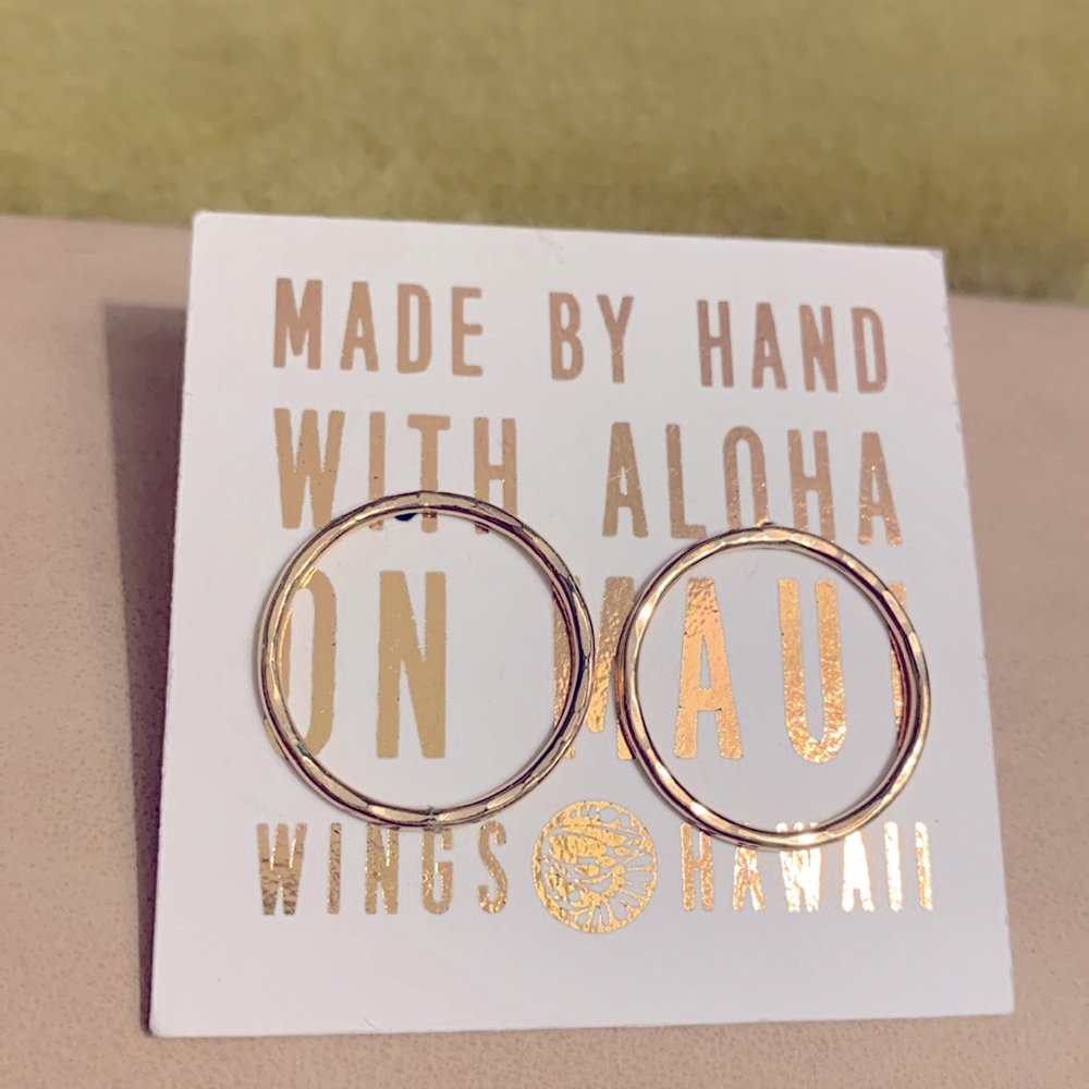 Wings Hawaii Gold Filled Earrings